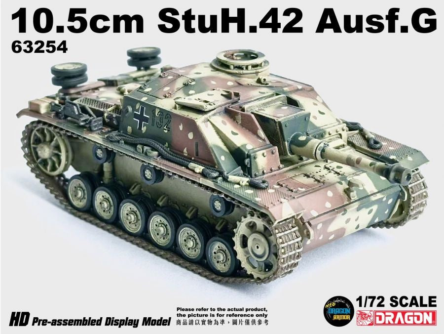 German 10.5cm StuH.42 Ausf.G, Ardennes 1944 DRAGON ARMOR 1/72 63254