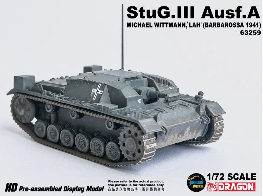 StuG.III Ausf.A "Michael Wittmann" Barbarossa 1941 DRAGON 1/72 63259
