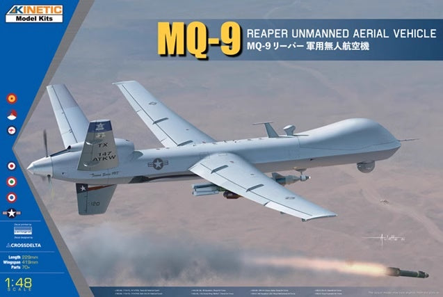 MQ-9 Reaper KINETIC Model 1/48 plastic kit K48067