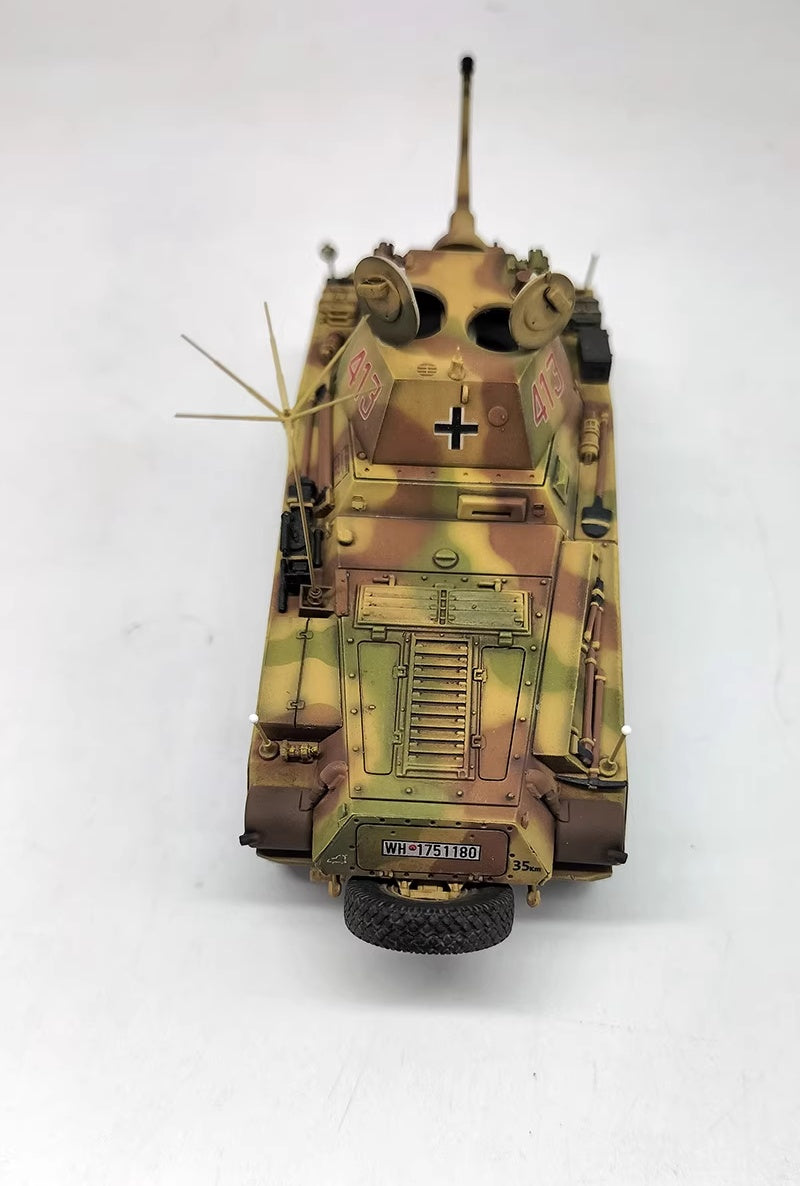 German SD.KFZ.234/2 PUMA #413 (turret covers opened) MODOU Model 1/72 MD72008O