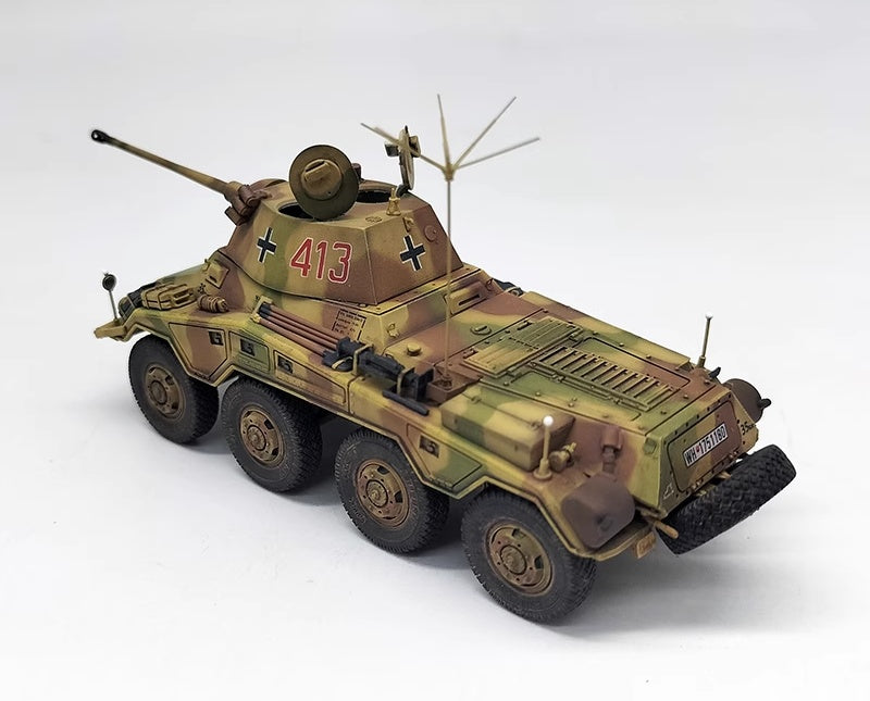 German SD.KFZ.234/2 PUMA #413 (turret covers opened) MODOU Model 1/72 MD72008O