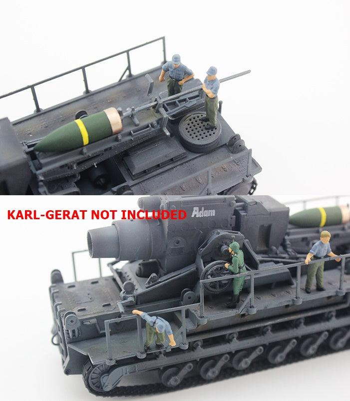 WWII GERMAN KARL-GERAT ENGINEERING CORPS (A) PMA 1:72 painted figures P0406