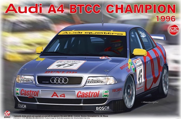 Audi A4 quattro 1996 BTCC Champion HOBBY NuNu 1/24 plastic kit PN24035