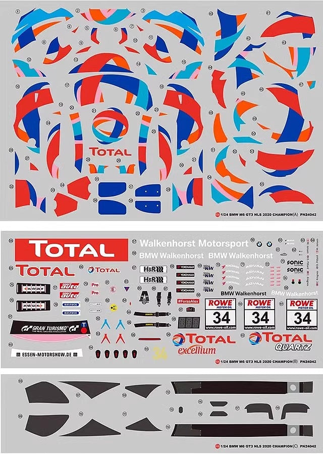 BMW M6 GT3 Nurburgring Endurance Champion Balkenhorst Motorsports HOBBY NUNU 1/24 PN24042