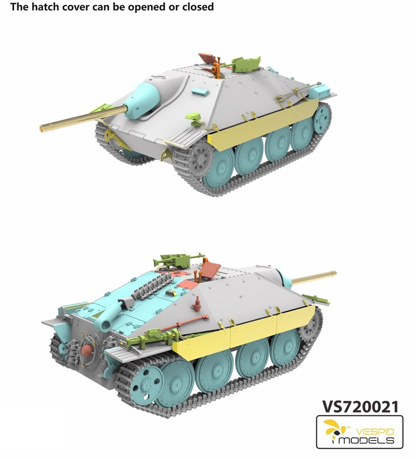 Jagdpanzer 38(t) Hetzer Late Production Vespid Models 1:72 plastic kit VS720021