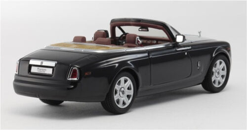 05532BKU Rolls Royce Phantom Drophead Coupe Black Kyosho 1:43 die-cast model