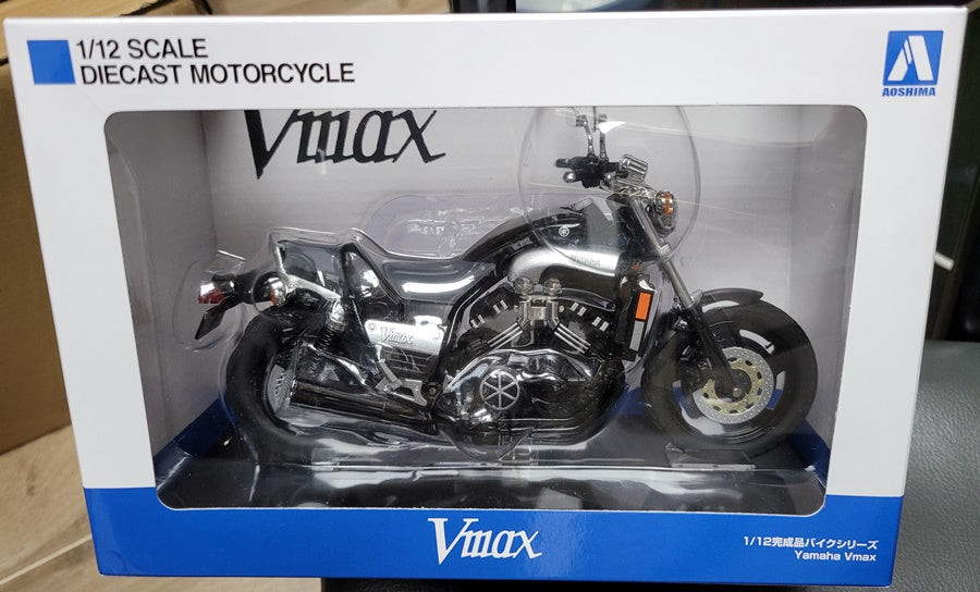 YAMAHA Vmax (black) Motorcycle AOSHIMA 1/12 109595