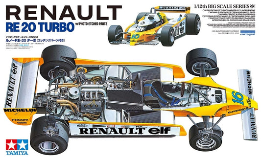 1/12 Renault RE-20 Turbo (w/Photo-etched Parts) TAMIYA plastic kit 12033