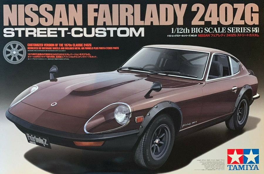 Nissan Fairlady 240ZG Street-Custom TAMIYA 1/12 plastic kit 12051