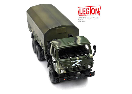 KAMAZ 4310 Truck Eastern Ukrainian Militia LEGION 1/72 12061LC