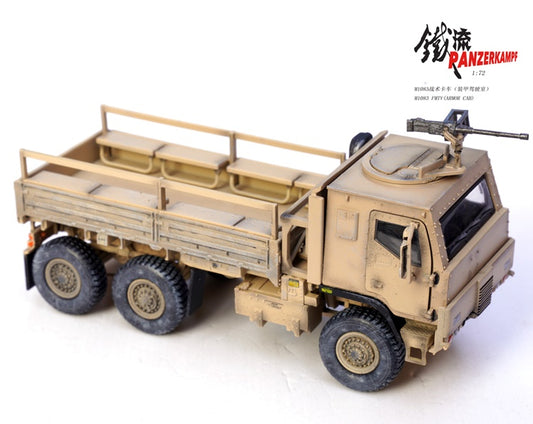 US M1083 Medium Tactical Vehicle with Gun (desert) PANZERKAMPF 1:72 12219PA