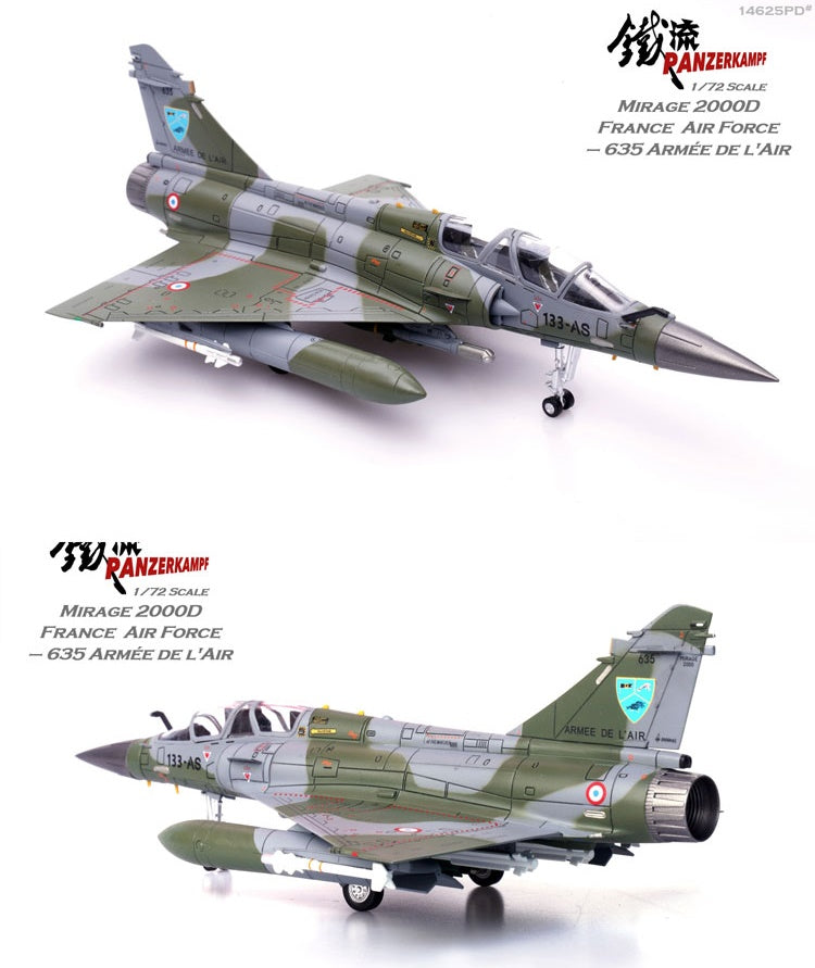 Mirage 2000D France AF 635 Armée de l'Air PANZERKAMPF 1:72 14625PD