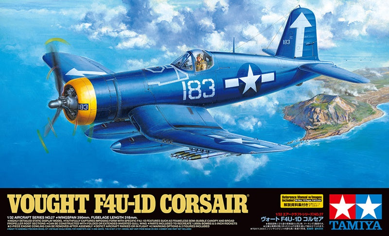 Vought F4U-1D Corsair TAMIYA 1:32 plastic kit 60327