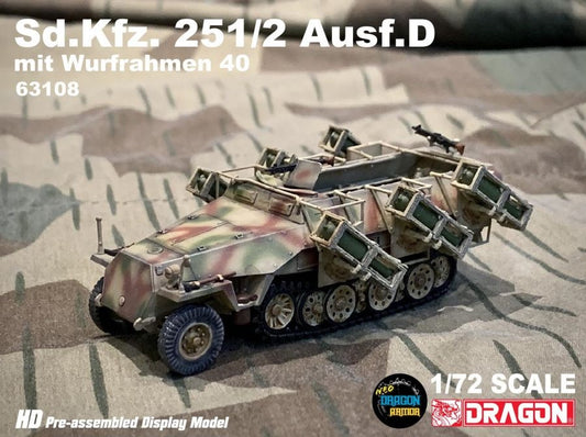 Sd.Kfz. 251/2 Ausf.D mit Wurfrahmen 40 DRAGON ARMOR 1:72 63108