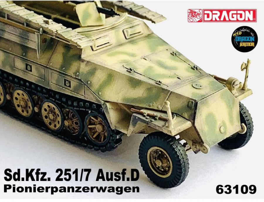 Sd.Kfz. 251/7 Ausf.D Pionierpanzerwagen DRAGON ARMOR 1:72 63109