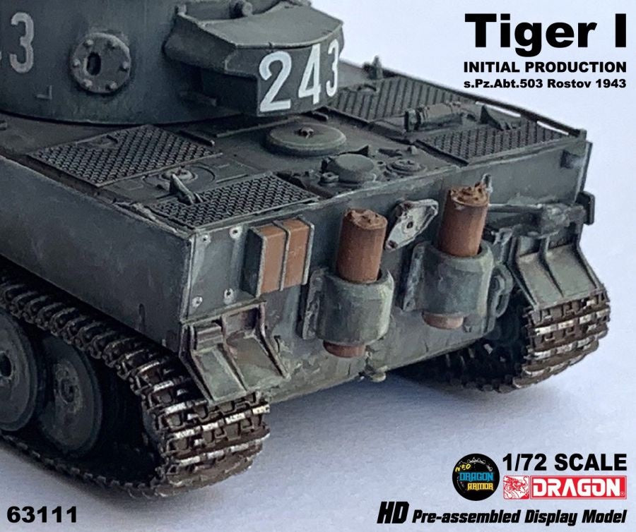 Tiger I INITIAL PRODUCTION s.Pz.Abt.503 Rostov 1943 DRAGON ARMOR 1/72 63111