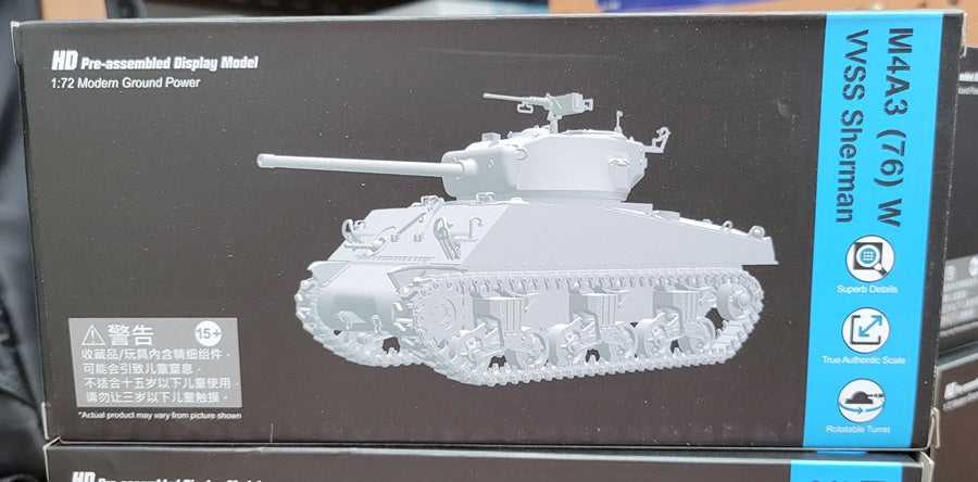 M4A3(76)W VVSS Sherman Germany 1945 DRAGON ARMOR 1/72 63142