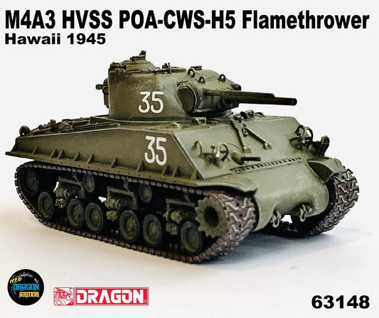 M4A3 HVSS POA-CWS-H5 Flamethrower Hawaii 1945 DRAGON ARMOR 1:72 63148