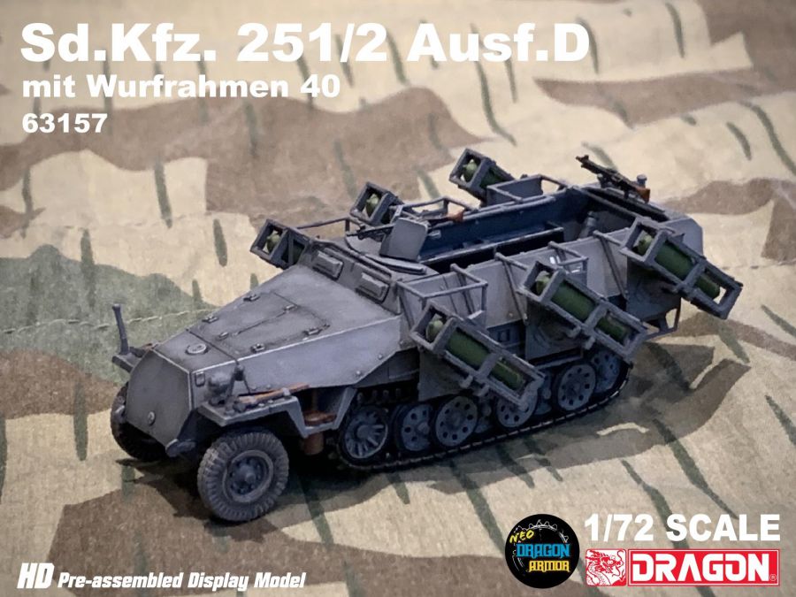 Sd.Kfz. 251/2 Ausf.D mit Wurfrahmen 40 DRAGON ARMOR 1:72 63157