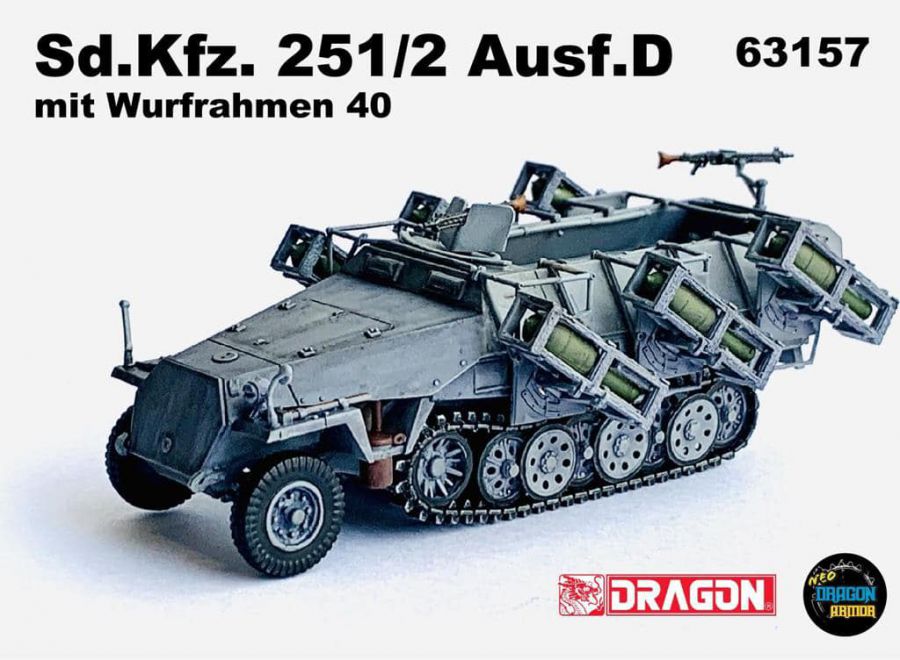 Sd.Kfz. 251/2 Ausf.D mit Wurfrahmen 40 DRAGON ARMOR 1:72 63157