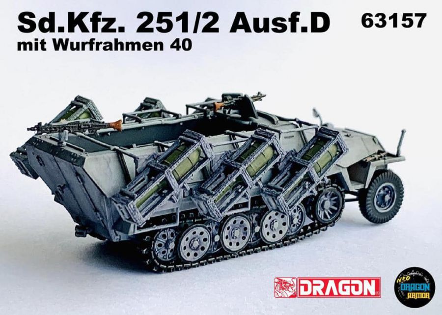 Sd.Kfz. 251/2 Ausf.D mit Wurfrahmen 40 DRAGON ARMOR 1:72 63157