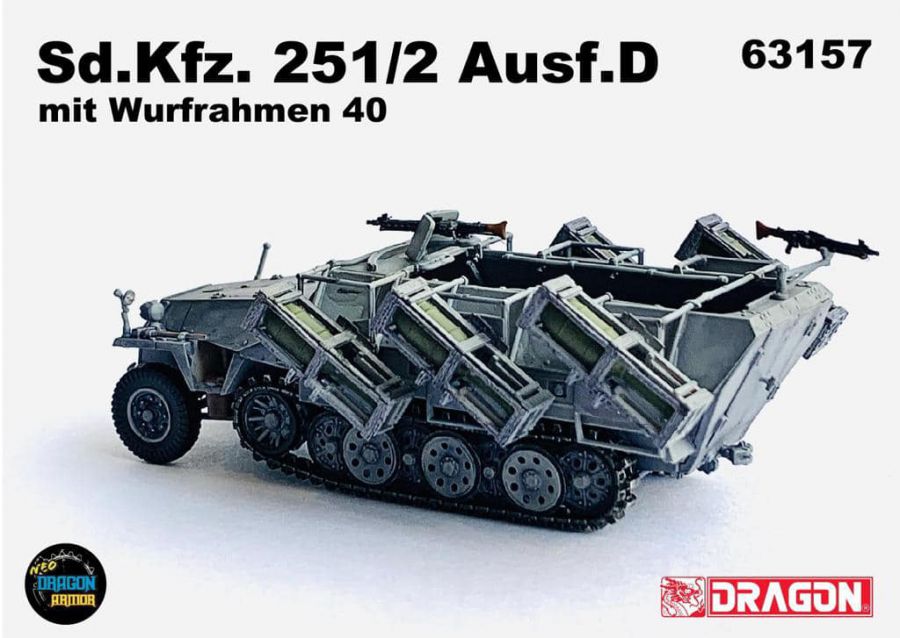 Sd.Kfz. 251/2 Ausf.D mit Wurfrahmen 40 DRAGON ARMOR 1:72 63157