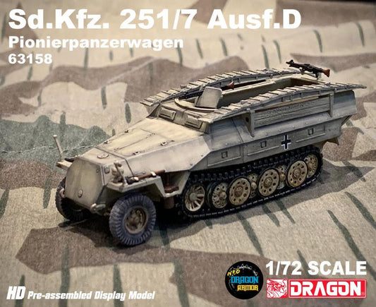 Sd.Kfz. 251/7 Ausf.D Pionierpanzerwagen DRAGON ARMOR 1:72 63158