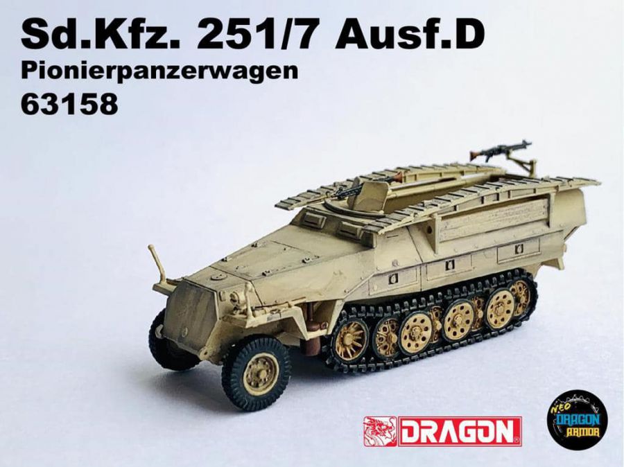 Sd.Kfz. 251/7 Ausf.D Pionierpanzerwagen DRAGON ARMOR 1:72 63158