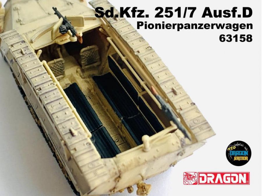 Sd.Kfz. 251/7 Ausf.D Pionierpanzerwagen DRAGON ARMOR 1:72 63158