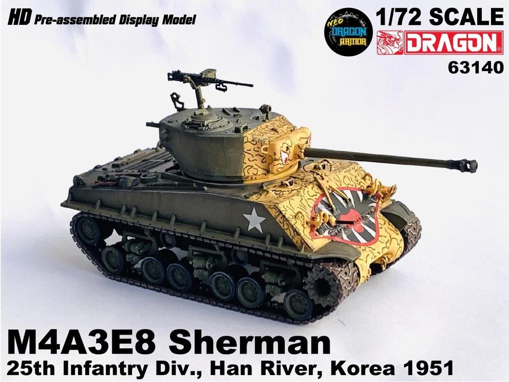 M4A3E8 Sherman "Tiger Face" Collection Bundle Set (5 tanks) DRAGON ARMOR 1/72 63170