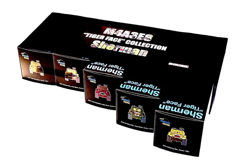 M4A3E8 Sherman "Tiger Face" Collection Bundle Set (5 tanks) DRAGON ARMOR 1/72 63170