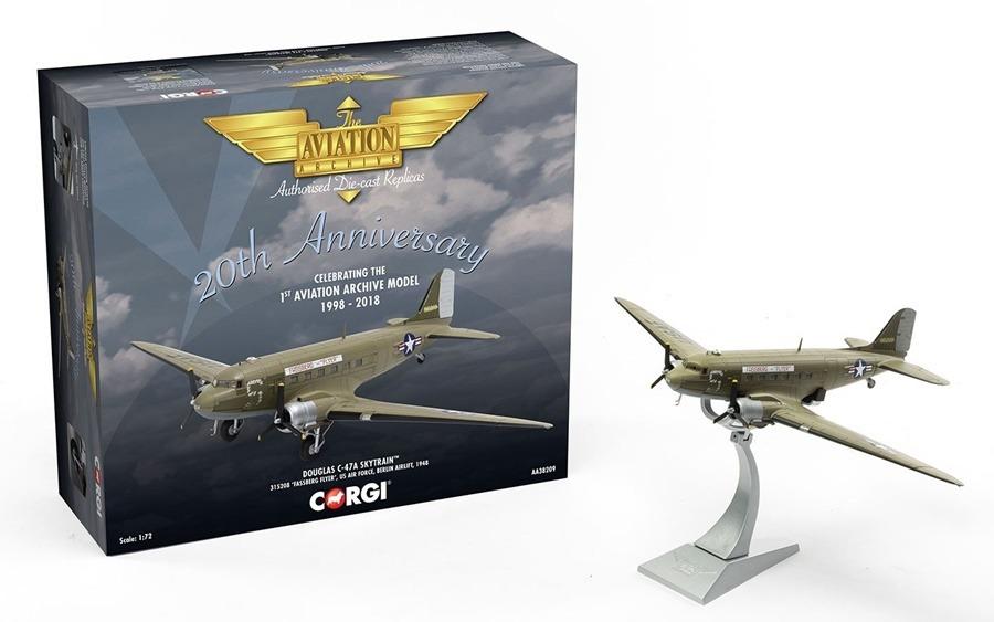 Douglas C-47A Skytrain 315208 ‘Fassberg Flyer’, USAF CORGI 1:72 AA38209