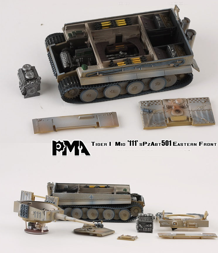 TIGER I MID ‘111’ SPZABT501 EASTERN FRONT PMA 1:72 P0332