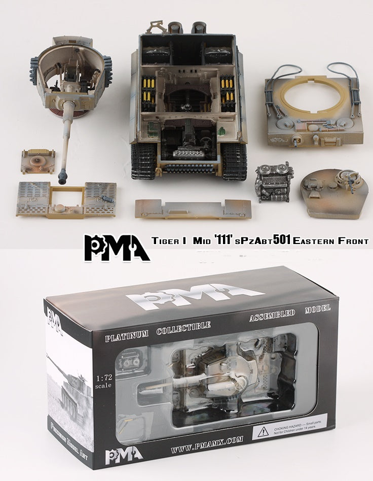 TIGER I MID ‘111’ SPZABT501 EASTERN FRONT PMA 1:72 P0332