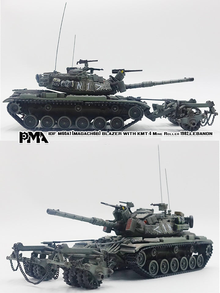 IDF MAGACH 6B M60A1 w/ KMT.4 Mine Roller PMA 1:72 P0336