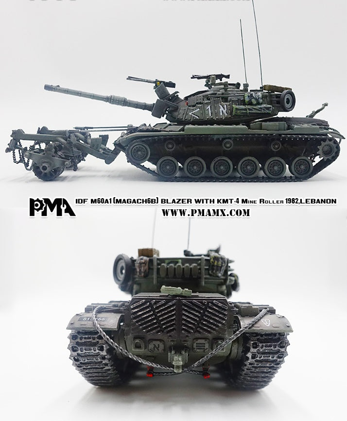 IDF MAGACH 6B M60A1 w/ KMT.4 Mine Roller PMA 1:72 P0336
