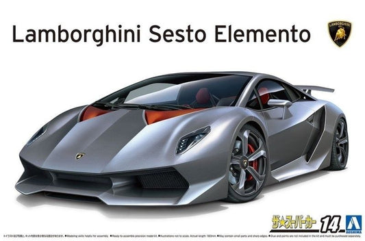 Lamborghini Sesto Elemento Aoshima 1:24 plastic kit 06221