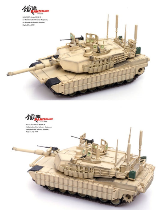 US M1A2 Abrams Main Battle Tank with TUSK II Panzerkampf  1/72 12210PA