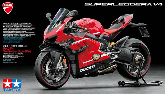 Ducati Superleggera V4 Motorcycle Tamiya 1:12 plastic kit 14140