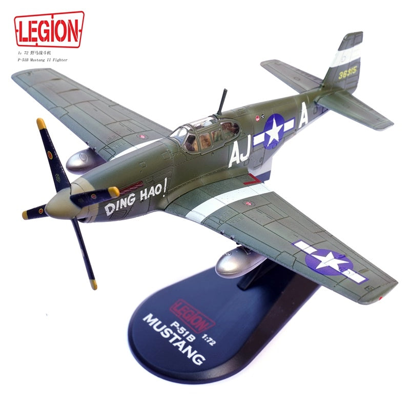 P-51B Mustang II Fighter, “DING HAO” 365th FS, 345th FG, 1943 LEGION 1:72 14606LD