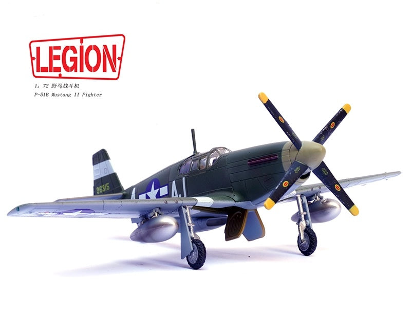 P-51B Mustang II Fighter, “DING HAO” 365th FS, 345th FG, 1943 LEGION 1:72 14606LD