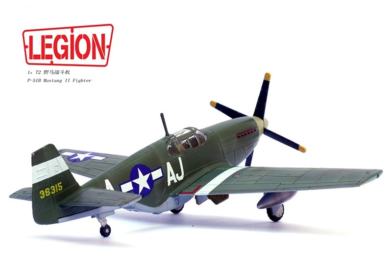 P-51B Mustang II Fighter, “DING HAO” 365th FS, 345th FG, 1943 LEGION 1:72 14606LD
