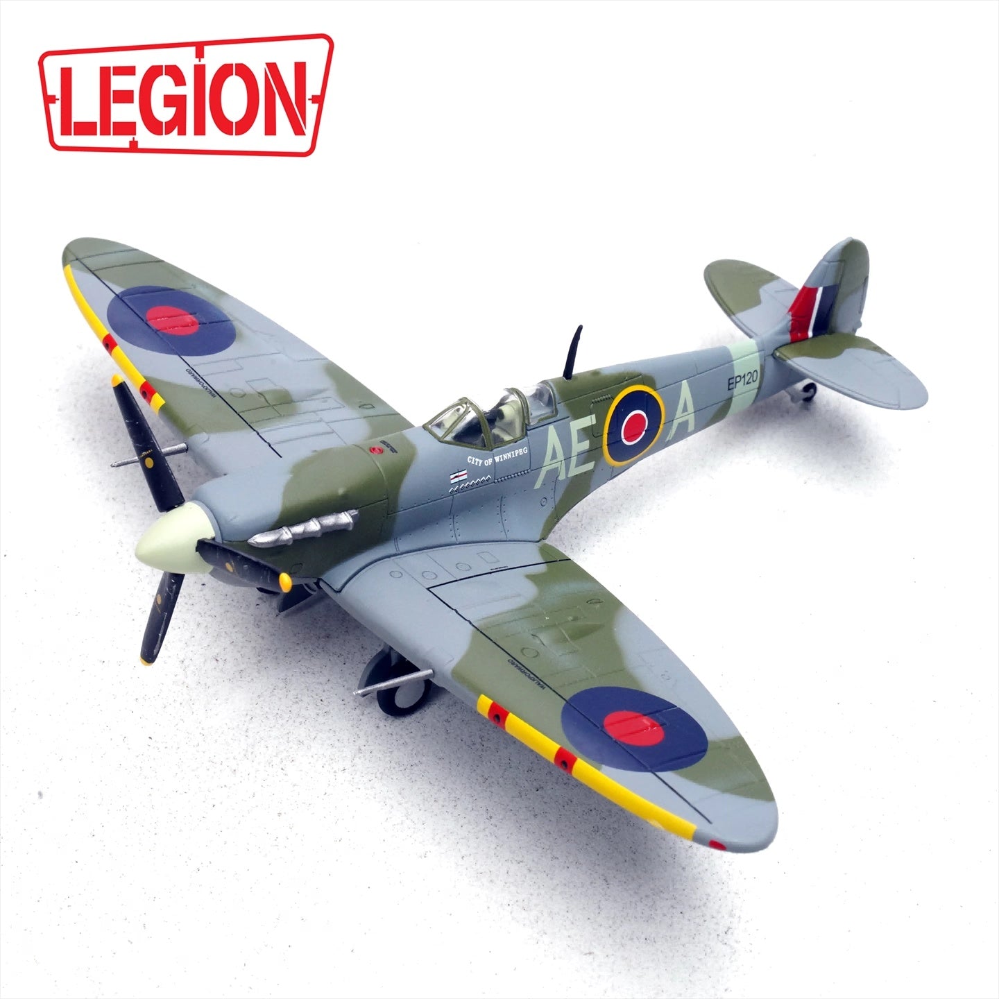 Supermarine Spitfire MKVB AE-A 402 Sqn. LEGION 1/72 die-cast model 14618LB