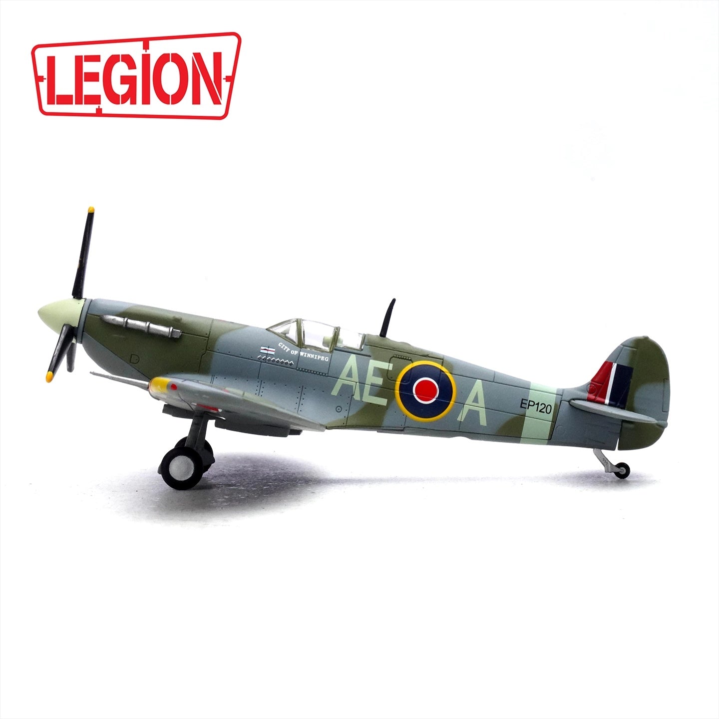 Supermarine Spitfire MKVB AE-A 402 Sqn. LEGION 1/72 die-cast model 14618LB
