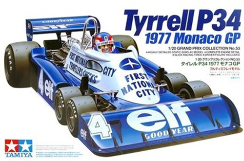 Tyrrell P34 1977 Monaco GP Tamiya 1:20 plastic kit 20053