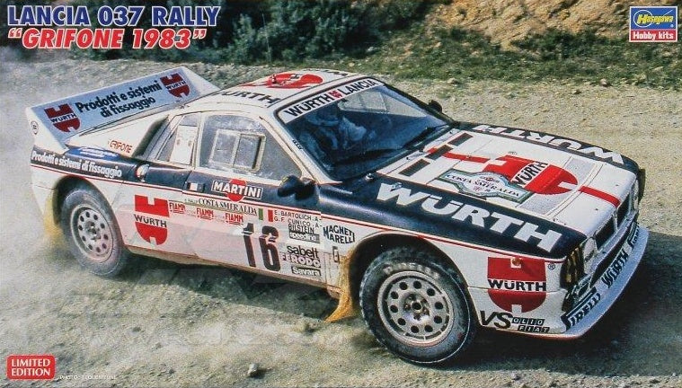 Lancia 037 Rally `Grifone 1983` Hasegawa 1/24 plastic kit 20447