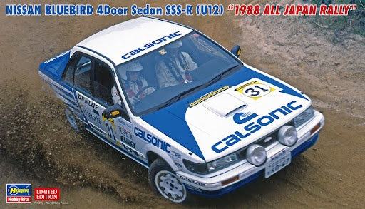 NISSAN BLUEBIRD “1988 ALL JAPAN RALLY” Hasegawa 1/24 plastic kit 20470