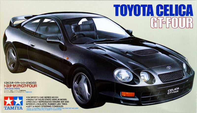 Toyota Celica GT-Four Tamiya 1/24 plastic kit 24133