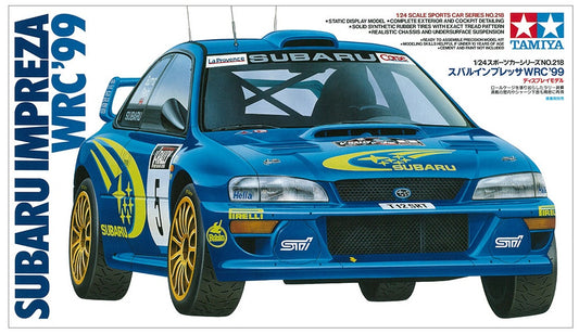Subaru Impreza WRC '99 Tamiya 1/24 plastic kit 24218