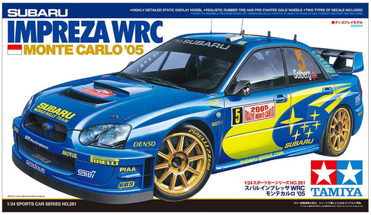 Subaru Impreza WRC Monte Carlo ’05 Tamiya 1/24 plastic kit 24281